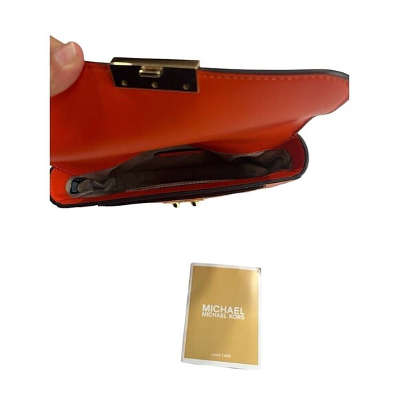 MICHAEL KORS SLOAN EDITOR SMALL FLAP BELT BAG FANNY PACK CLUTCH (NO BELT) - Picture 5 of 9